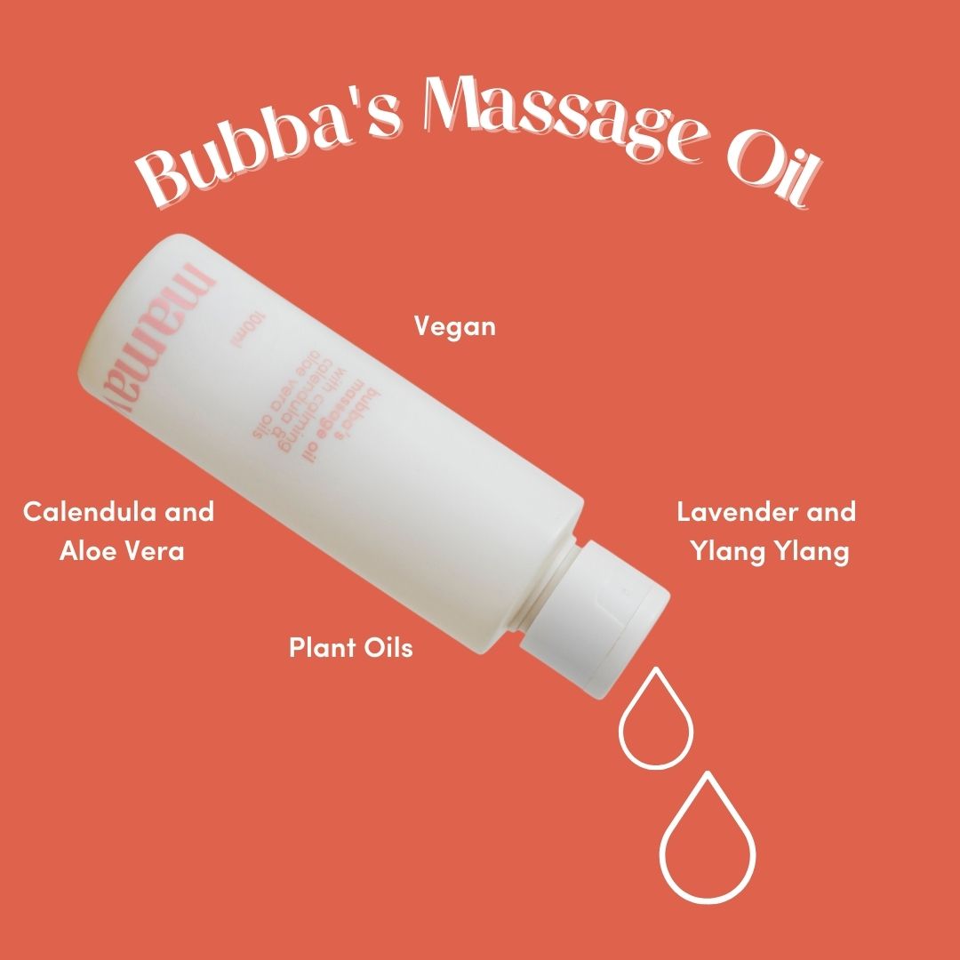 Bubba's Massage Oil Infographic